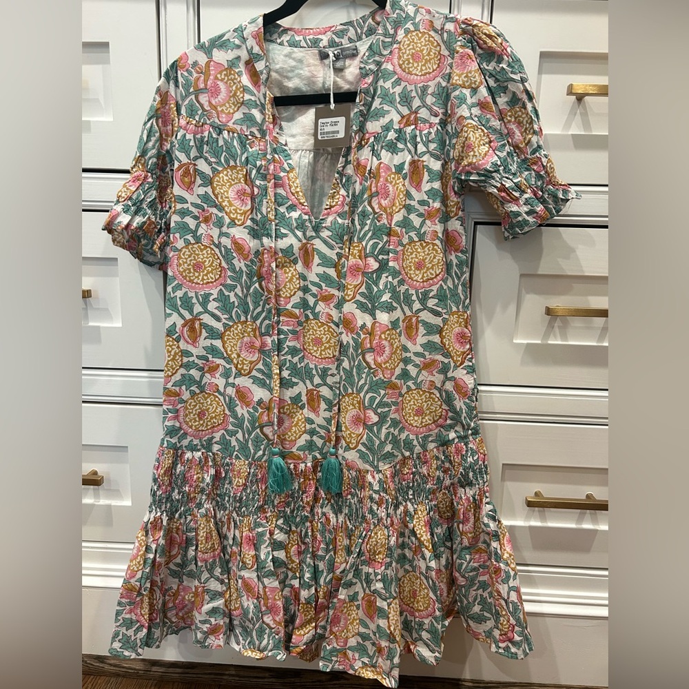 Shade Amour - Taylor Dress - Coral Iris, pink/mint - XS/S